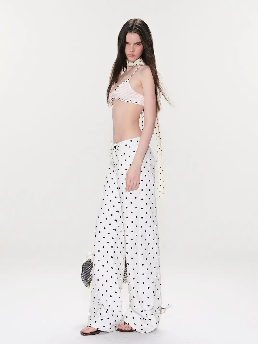 The NeverMore | Polka Dot Casual Jeans