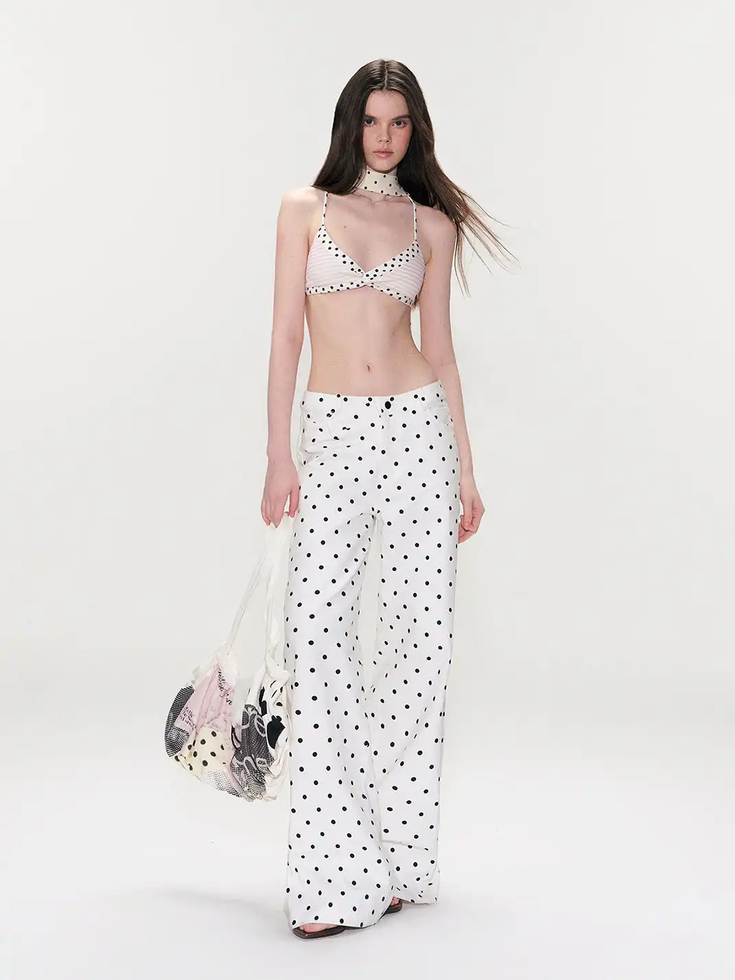 The NeverMore | Polka Dot Casual Jeans