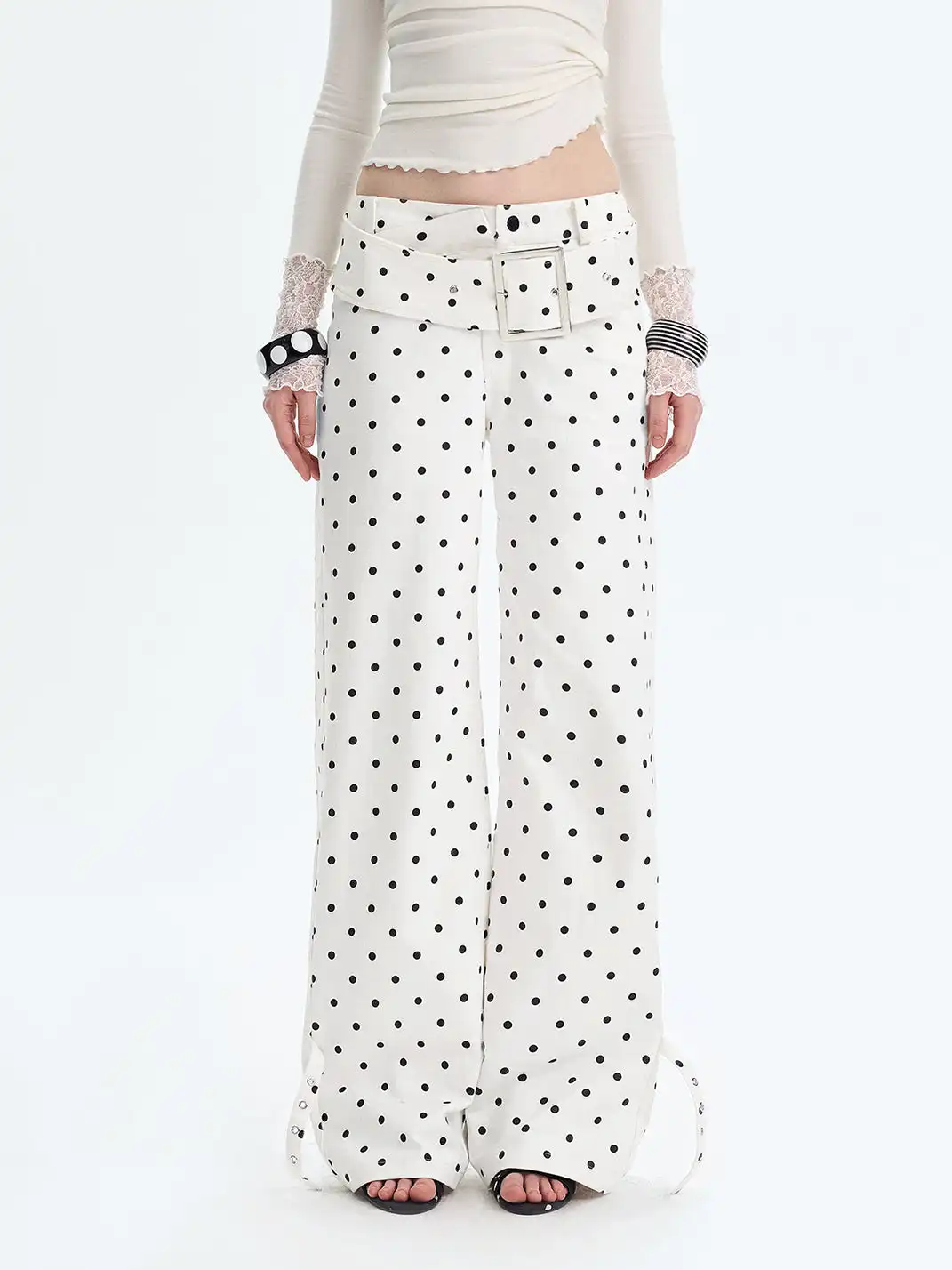 The NeverMore | Polka Dot Casual Jeans