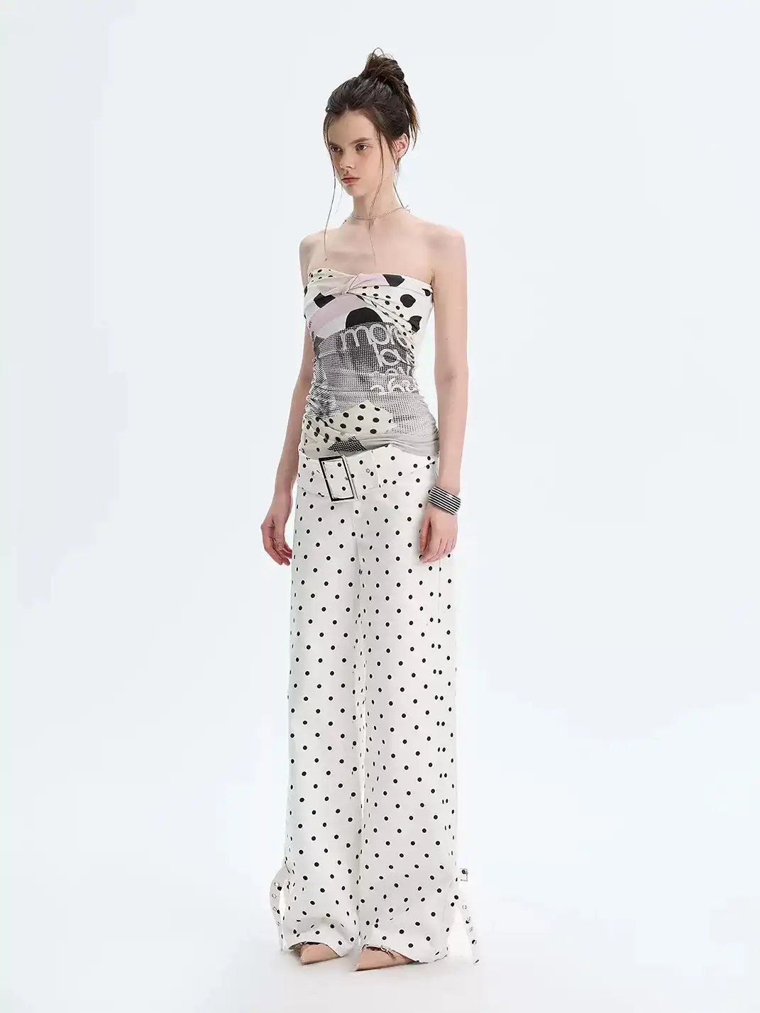 The NeverMore | Polka Dot Casual Jeans