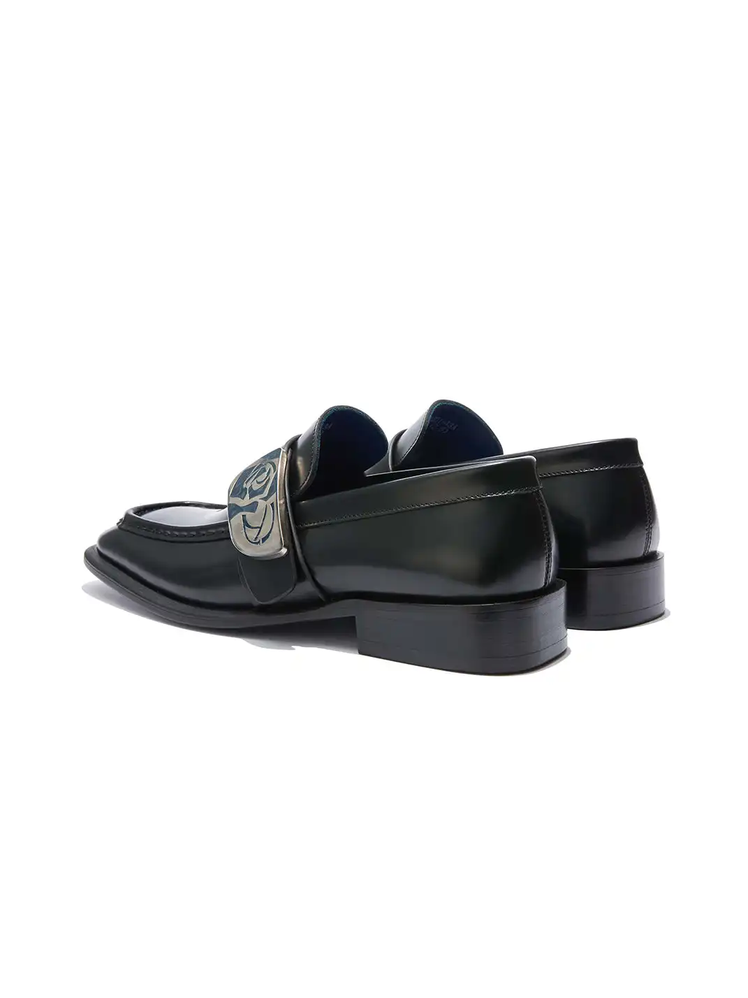 TAICHIISM | Contrast Color Rose Carved Loafers