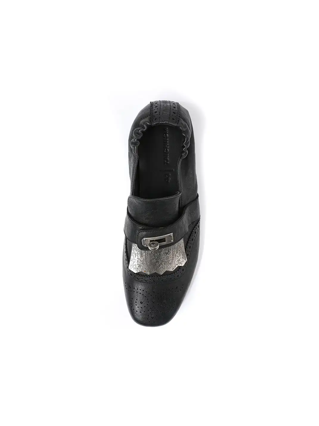 TAICHIISM | Detachable Metal Carved Monk Strap Shoes