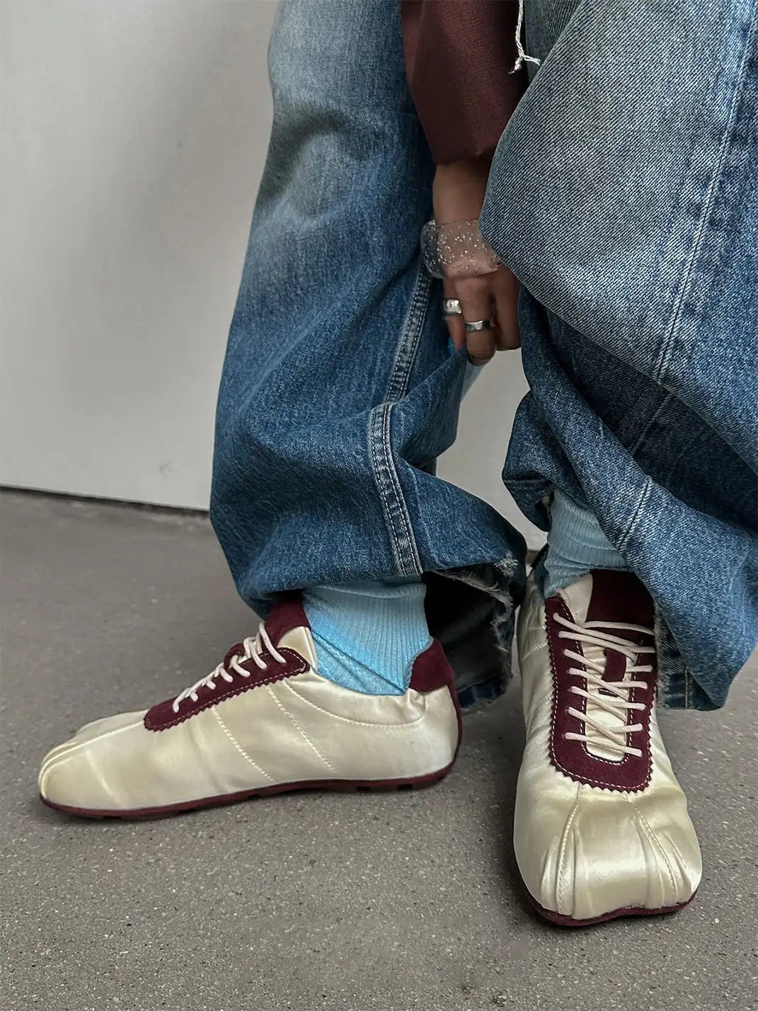 SGIRL | Vintage Square Toe Ballet Trainer Shoes