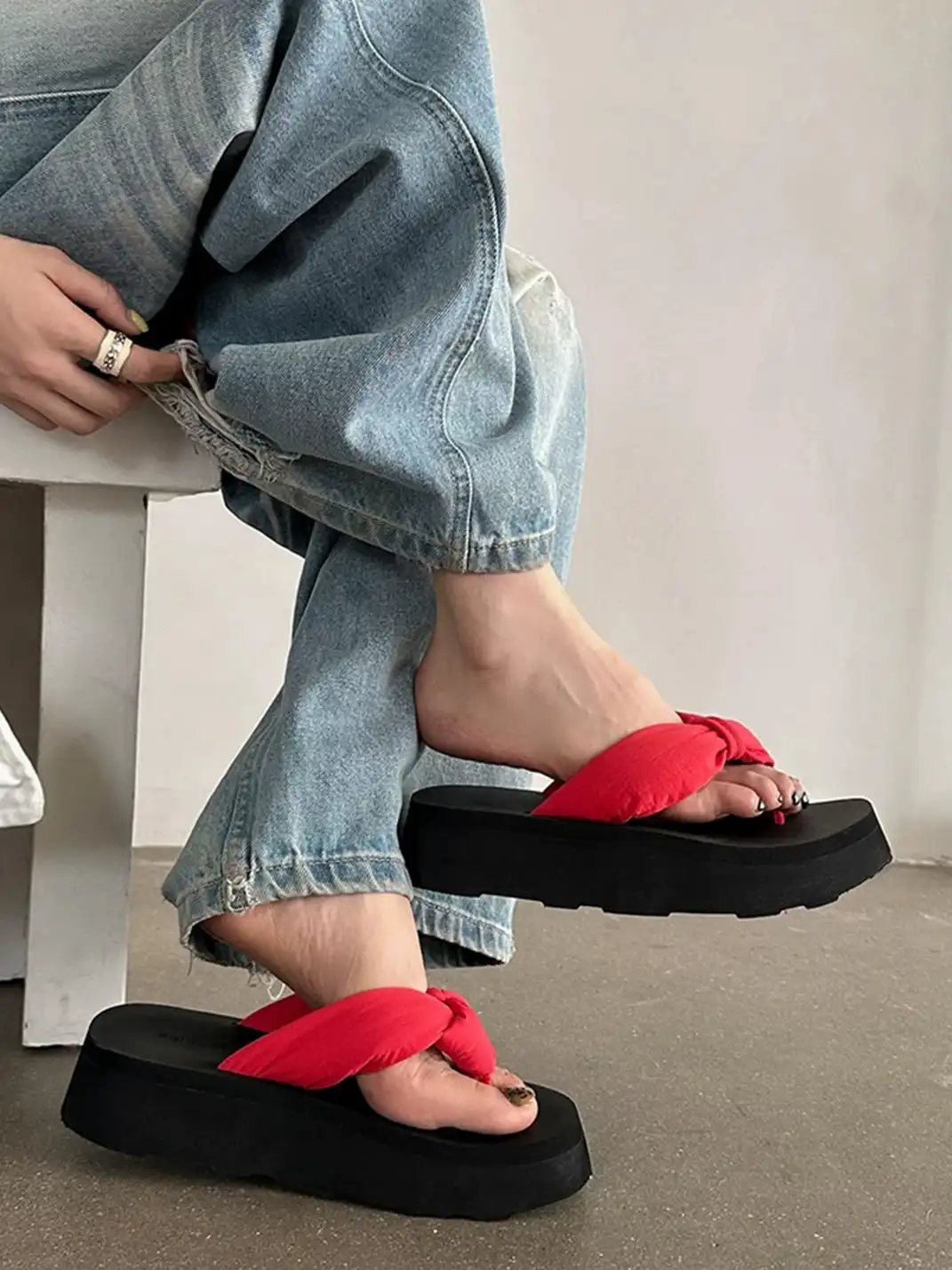 SGIRL | Platform Thong Flip Flops