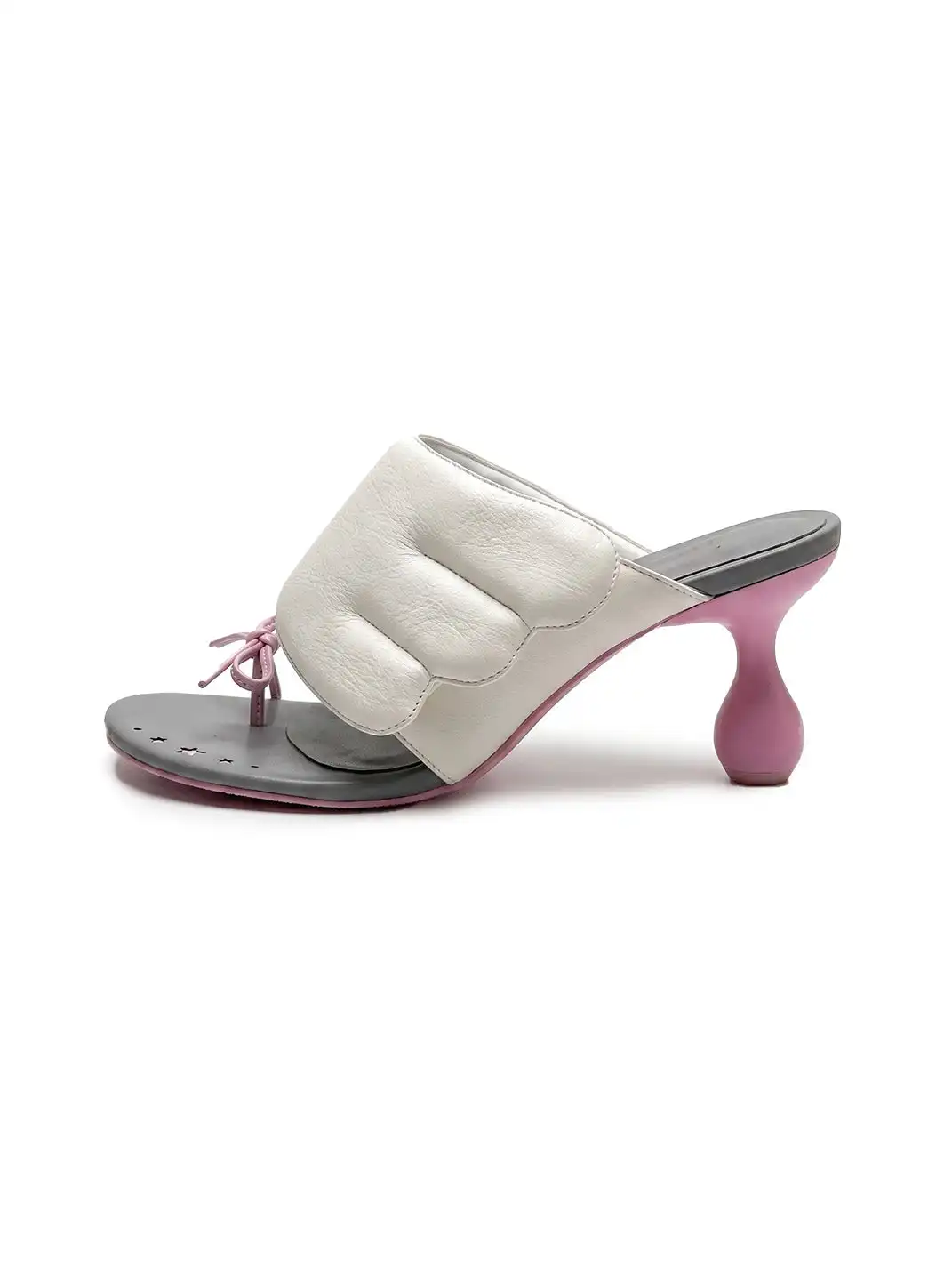 WENROO | Toe-strap Wing Velcro Block Heel Sandals