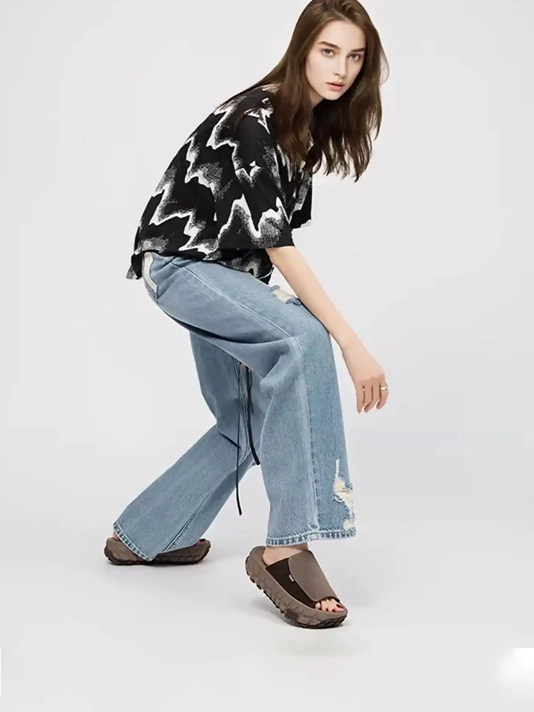 AUMU | Tire Platform Mule Slides