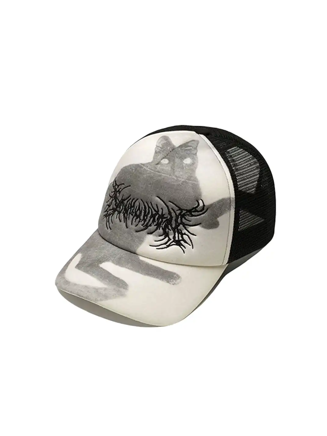 SONGAADON | Cyber Sigil Cat Trucker Cap