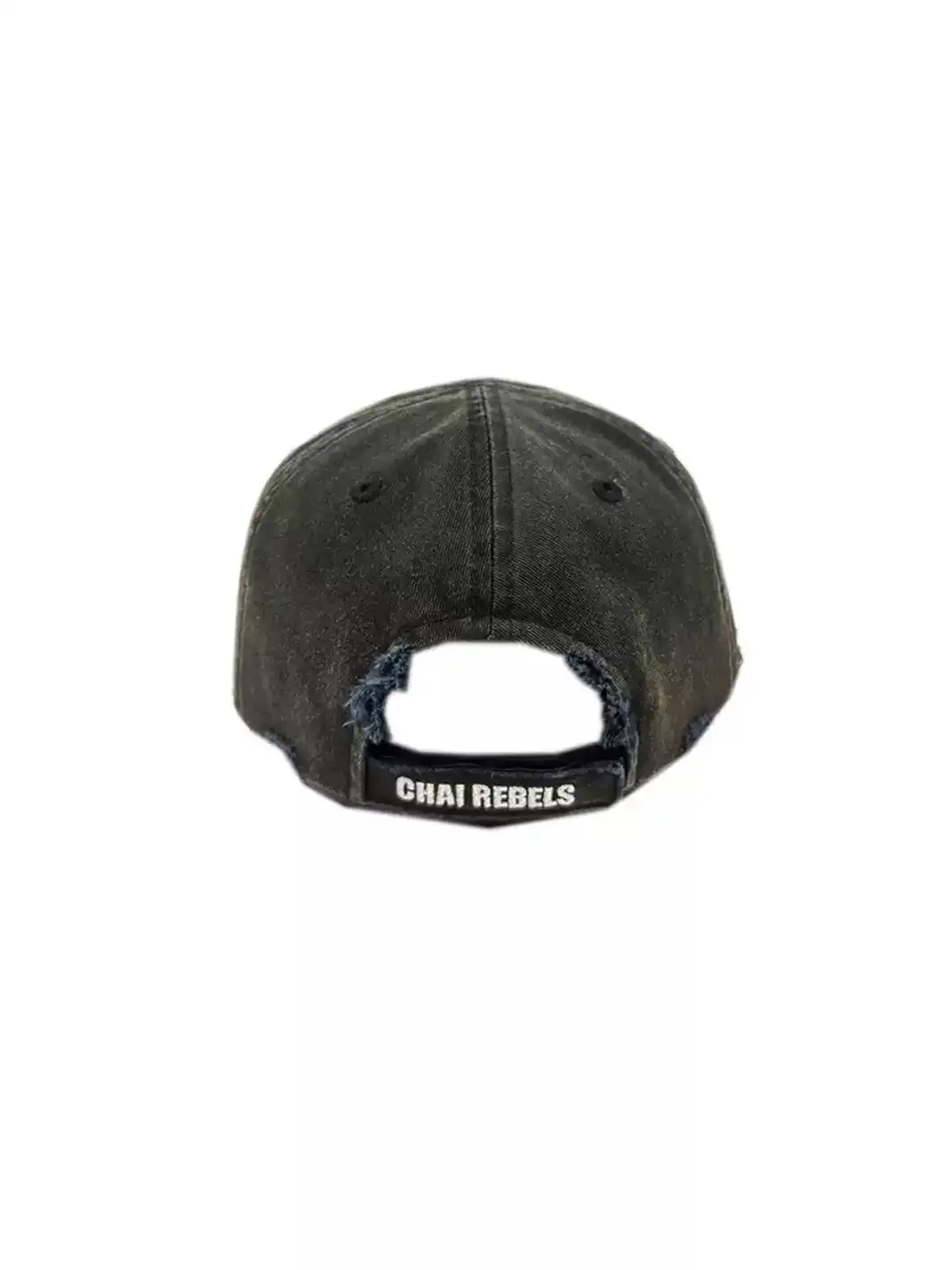CHAI | Slogan Embroidered Washed Cap