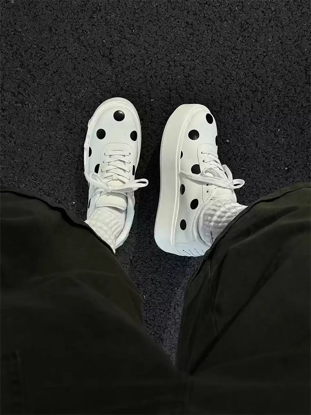 LeStream | Polka Dot Buckle Casual Shoes