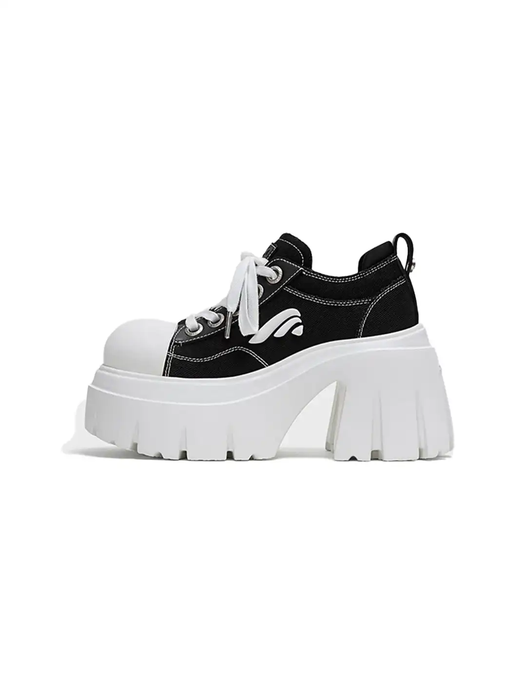 FYSPR | Wing Logo Canvas Chunky Platform Sneakers