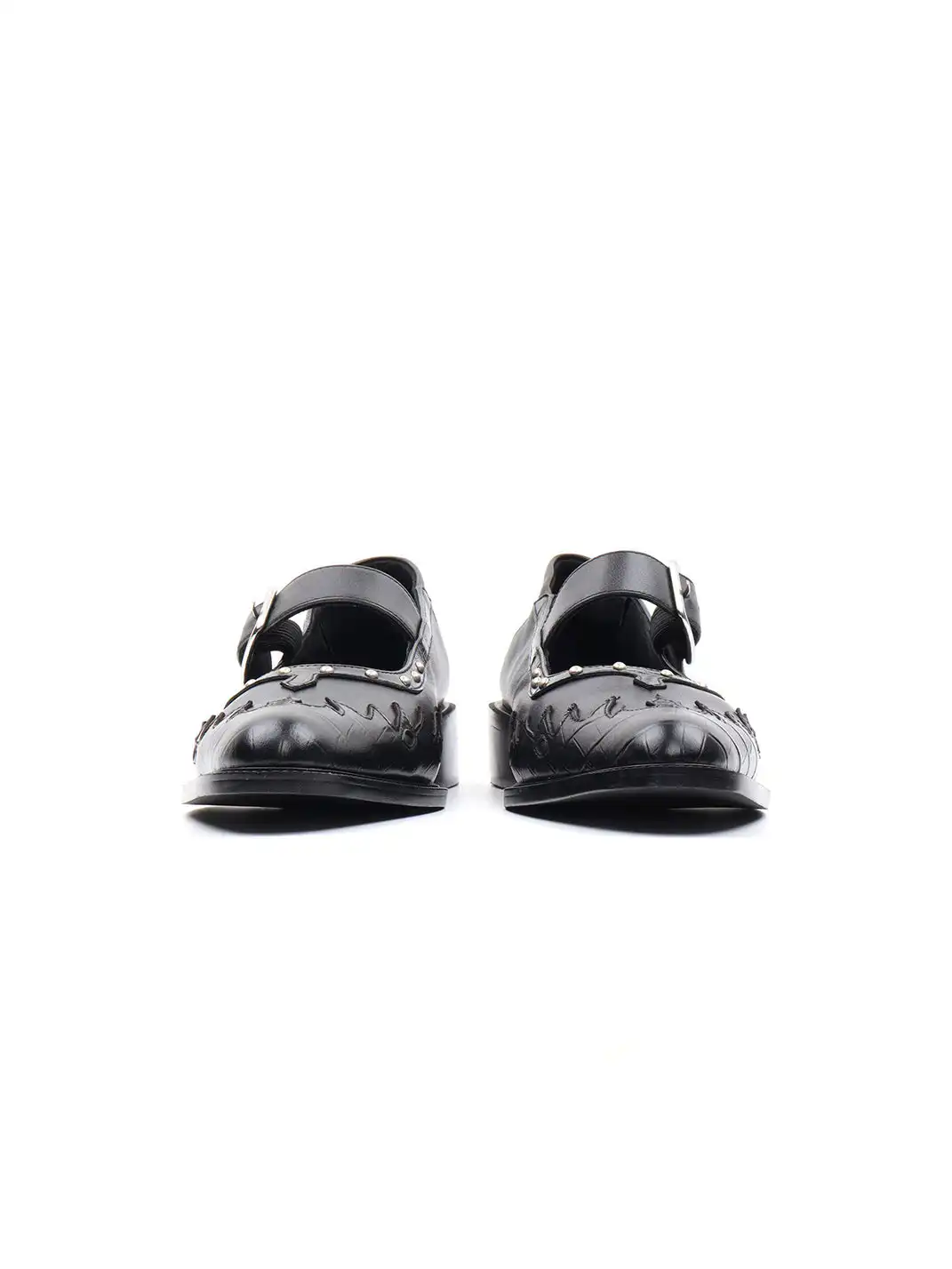 Asthershop | Pointed Toe One-Strap Mary Jane Flats