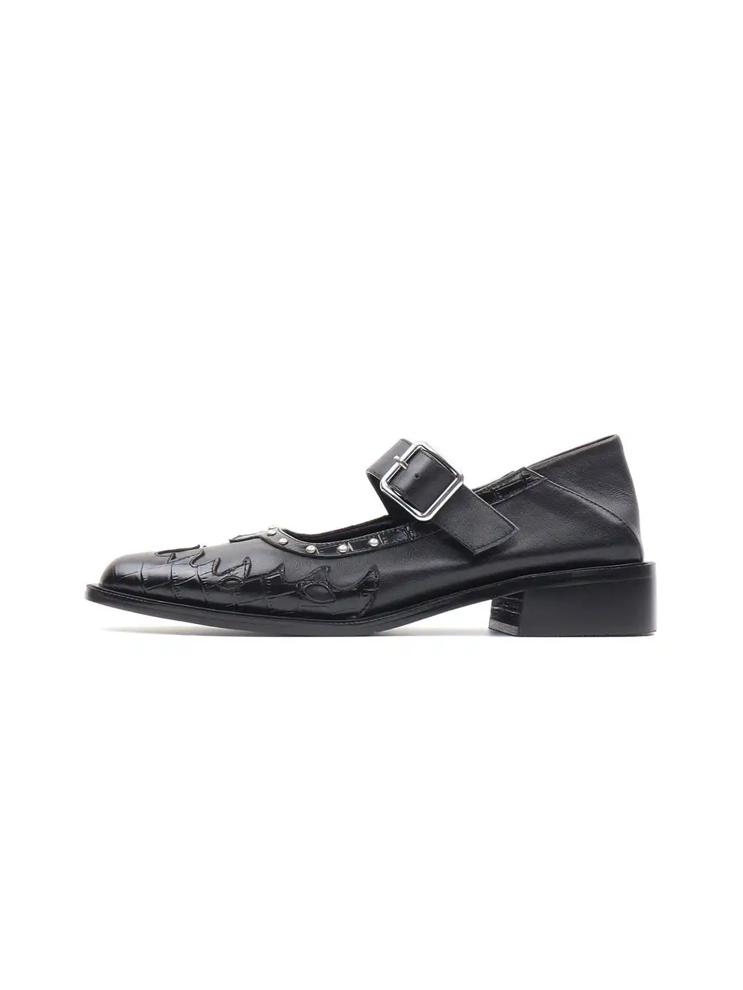 Asthershop | Pointed Toe One-Strap Mary Jane Flats