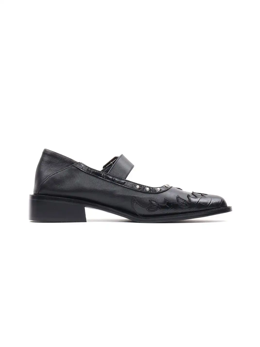 Asthershop | Pointed Toe One-Strap Mary Jane Flats