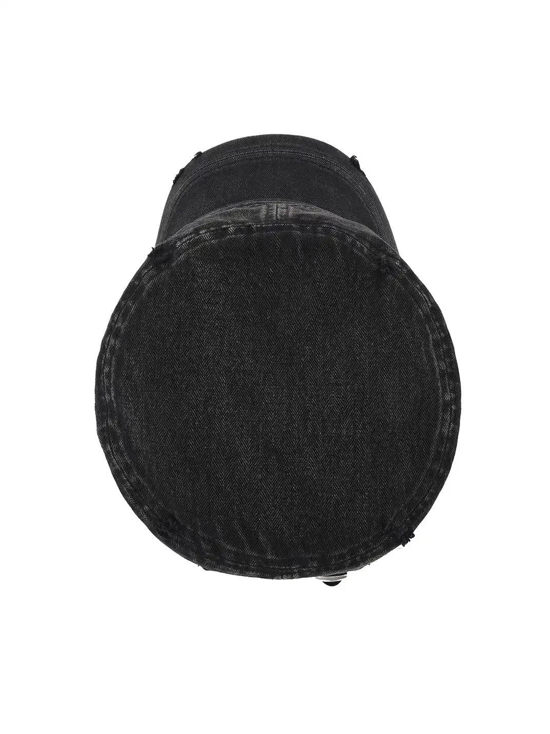 RIVAROS | Distressed Double-Layer Fishbone Pattern Flat Cap