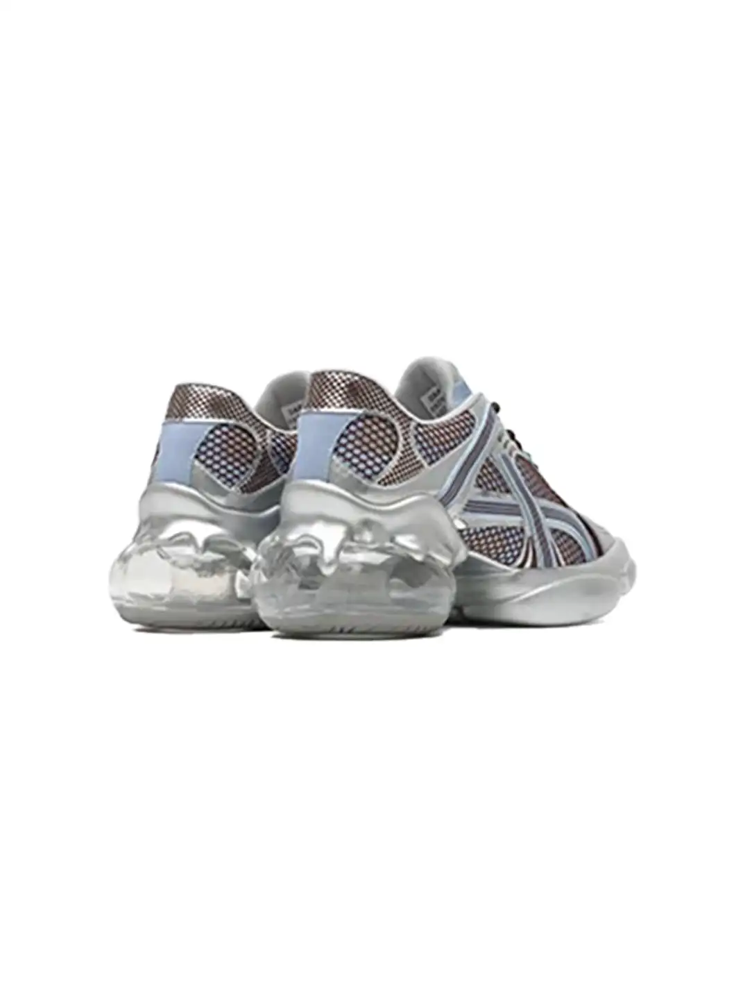 DAPHNE LAB | Metallic Mesh Chunky Sneakers