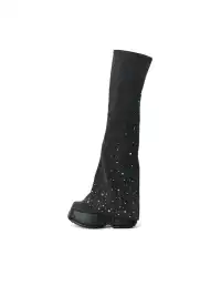 DAPHNE LAB | Platform Height-Increasing Over-The-Knee Boot With Leg Tube Design