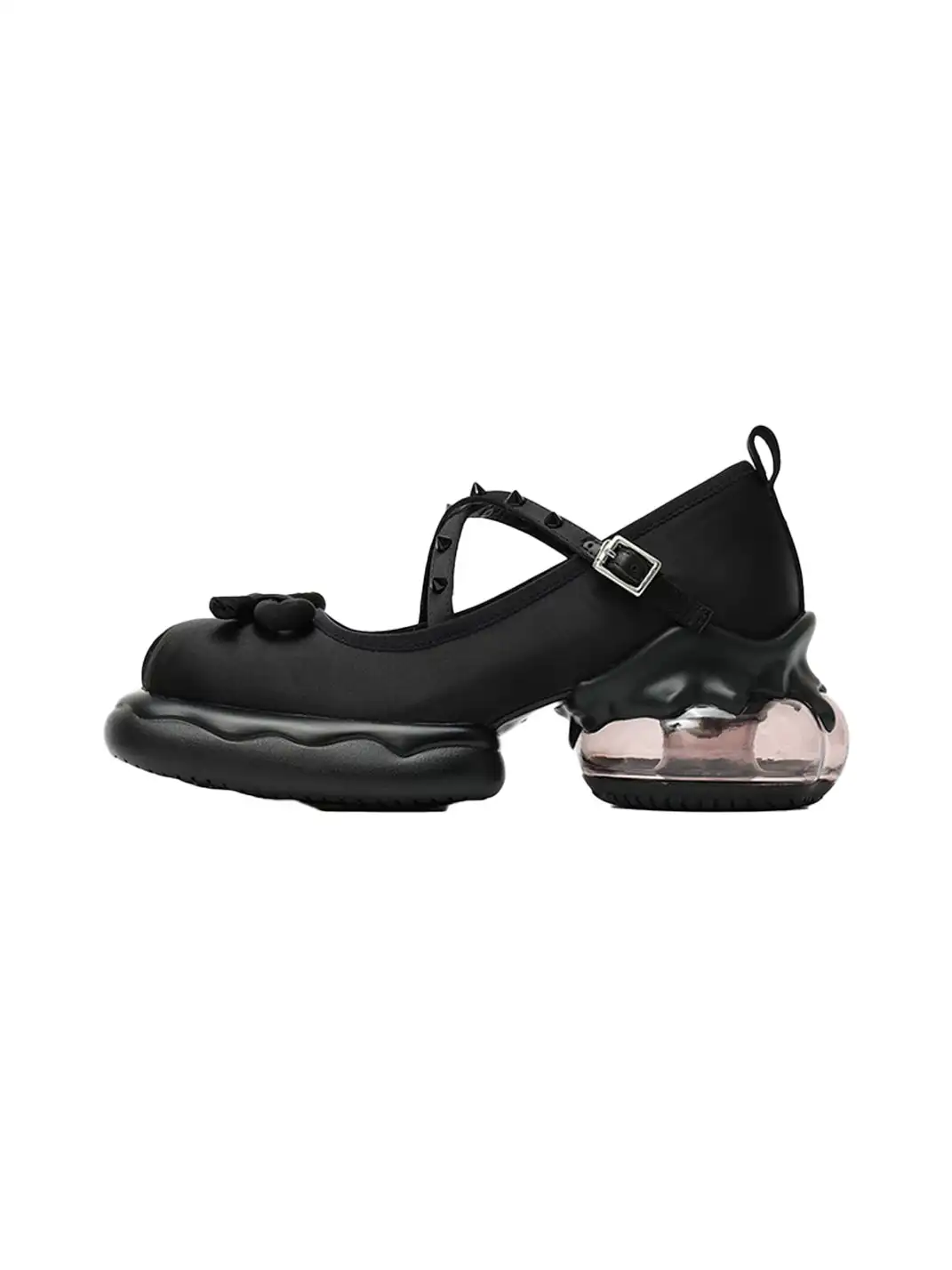 DAPHNE LAB |  Bow Strap Platform Mary Jane Shoes