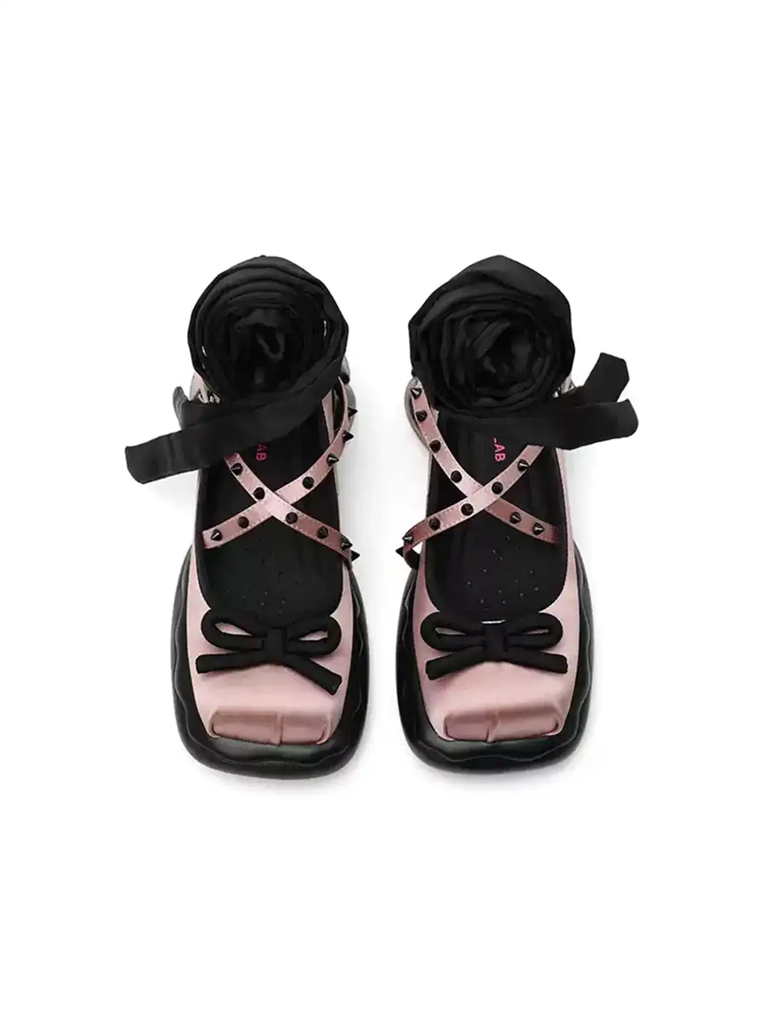 DAPHNE LAB |  Bow Strap Platform Mary Jane Shoes