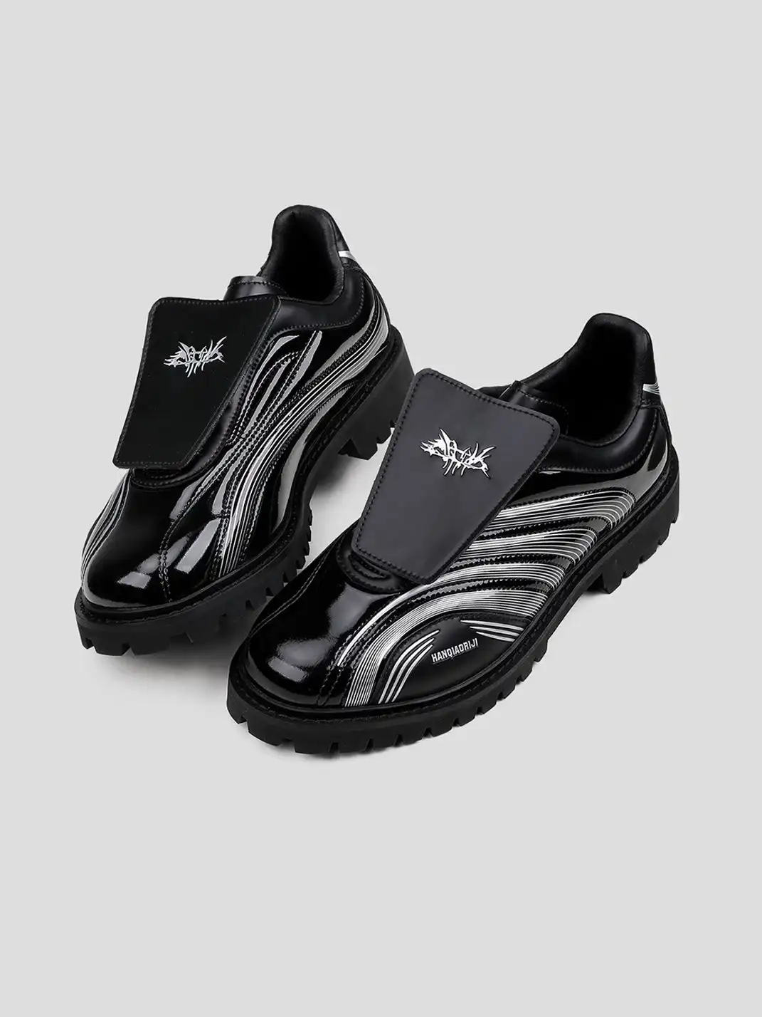 HANQIAORIJI | Genuine Leather Platform Sports Derbys