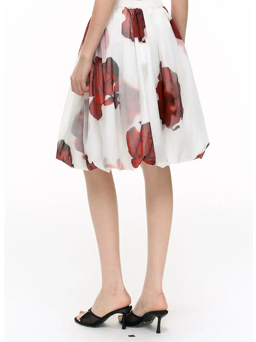 HiimDai | Lace Spliced Slim Halter V-Neck Cami & Bud Skirt Two-Piece Set