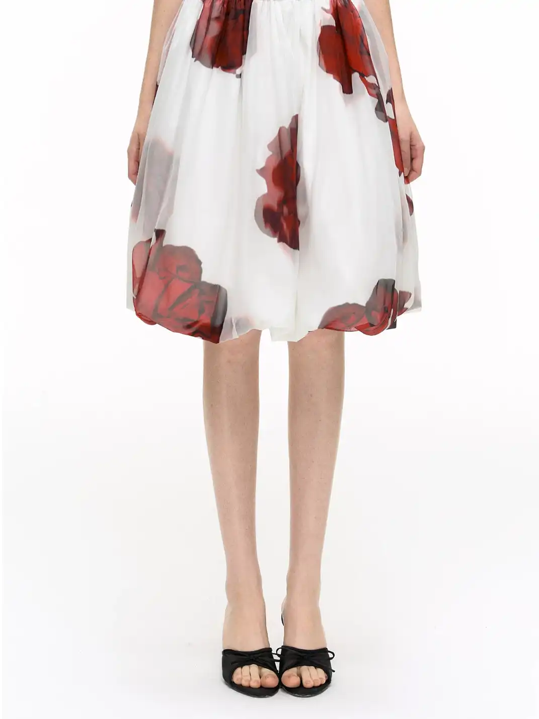 HiimDai | Lace Spliced Slim Halter V-Neck Cami & Bud Skirt Two-Piece Set