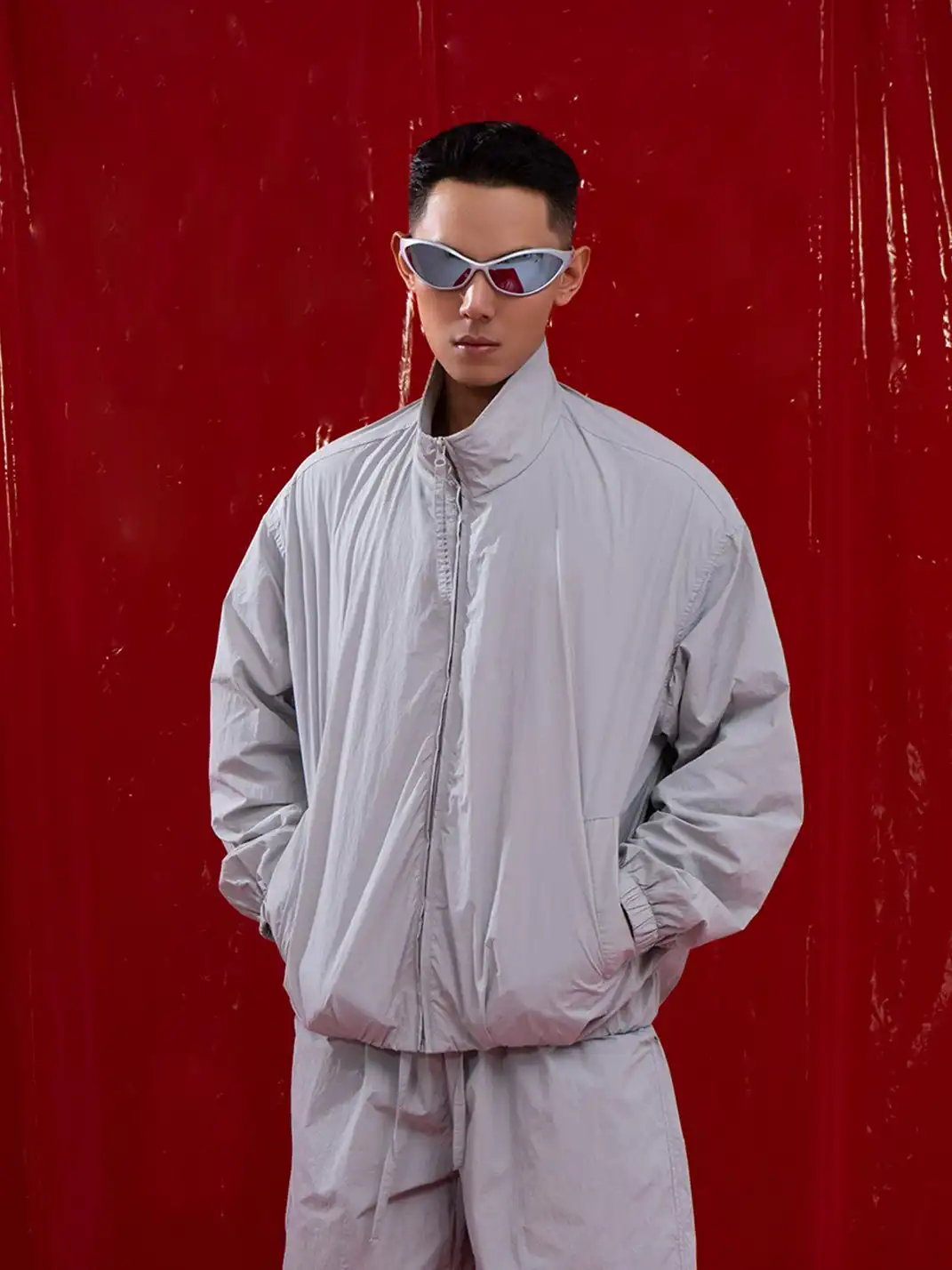 CLP | Lightweight Stand Collar Windproof Zip Jacket