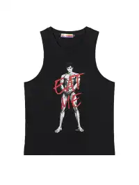 CLP | Rhinestone Print Loose Vest
