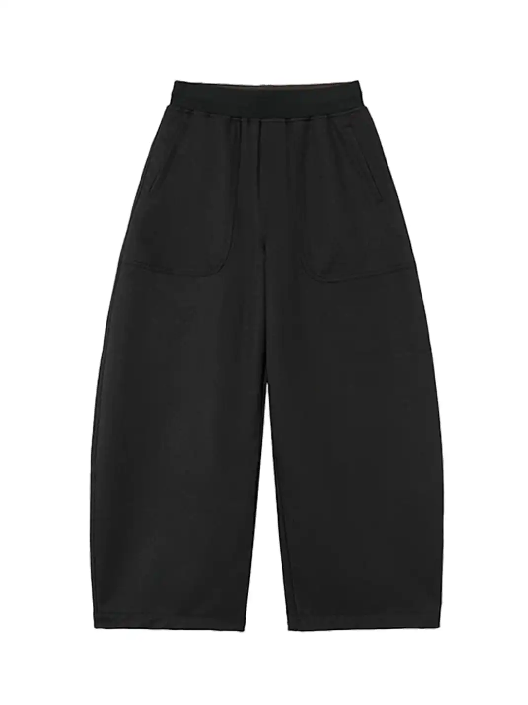 CLP | Curved Wide-Leg Drawstring Sports Pants