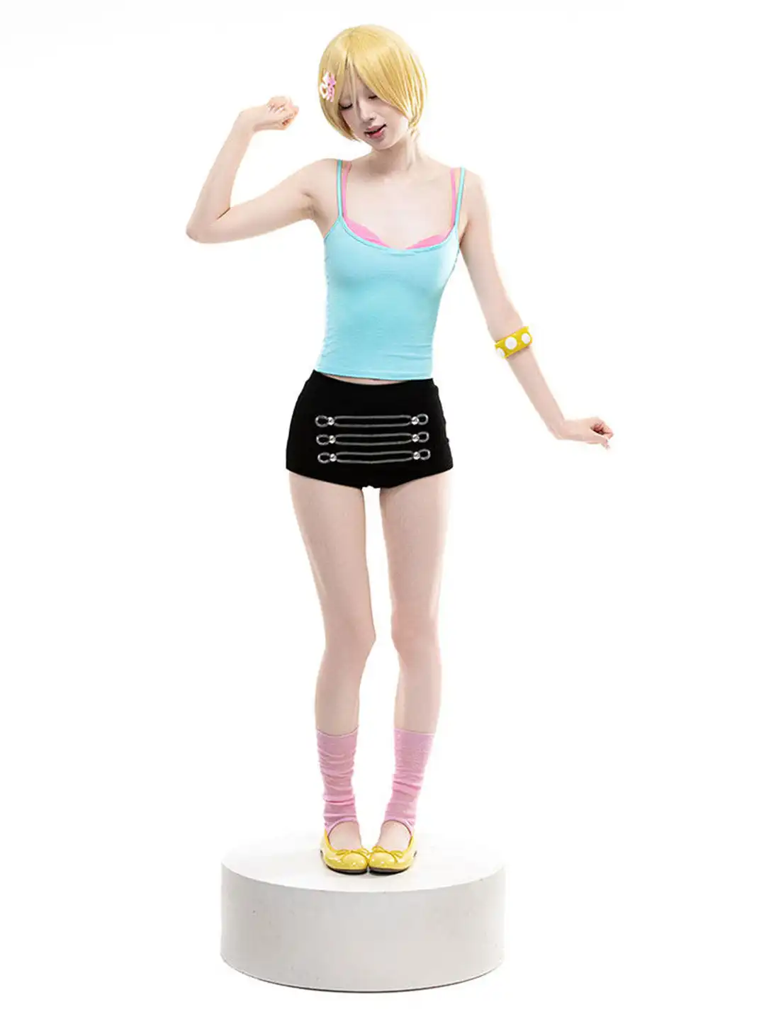 ArtByTastybabe | Color Block Fake Two-Piece Cami Tank Top