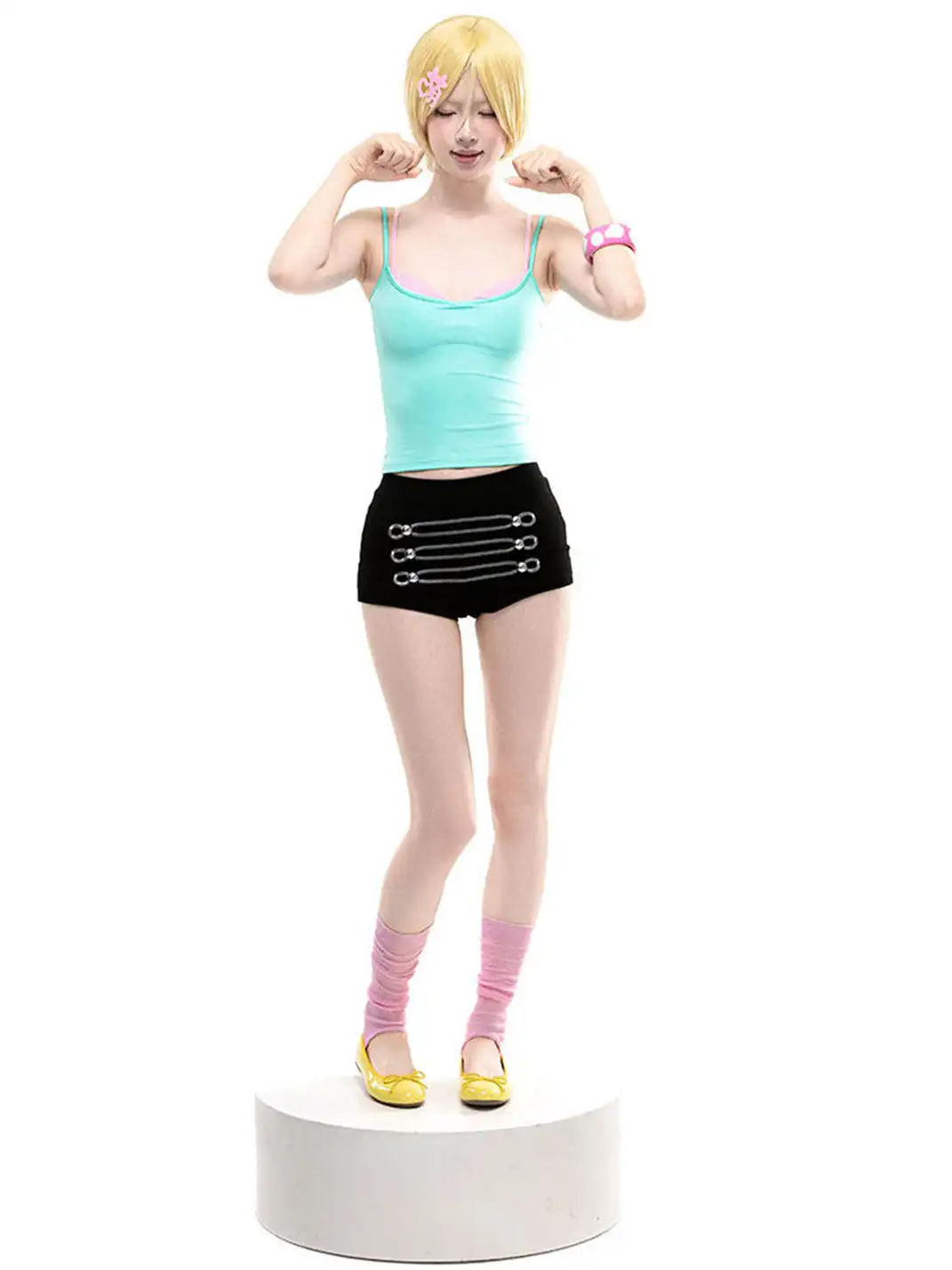 ArtByTastybabe | Color Block Fake Two-Piece Cami Tank Top