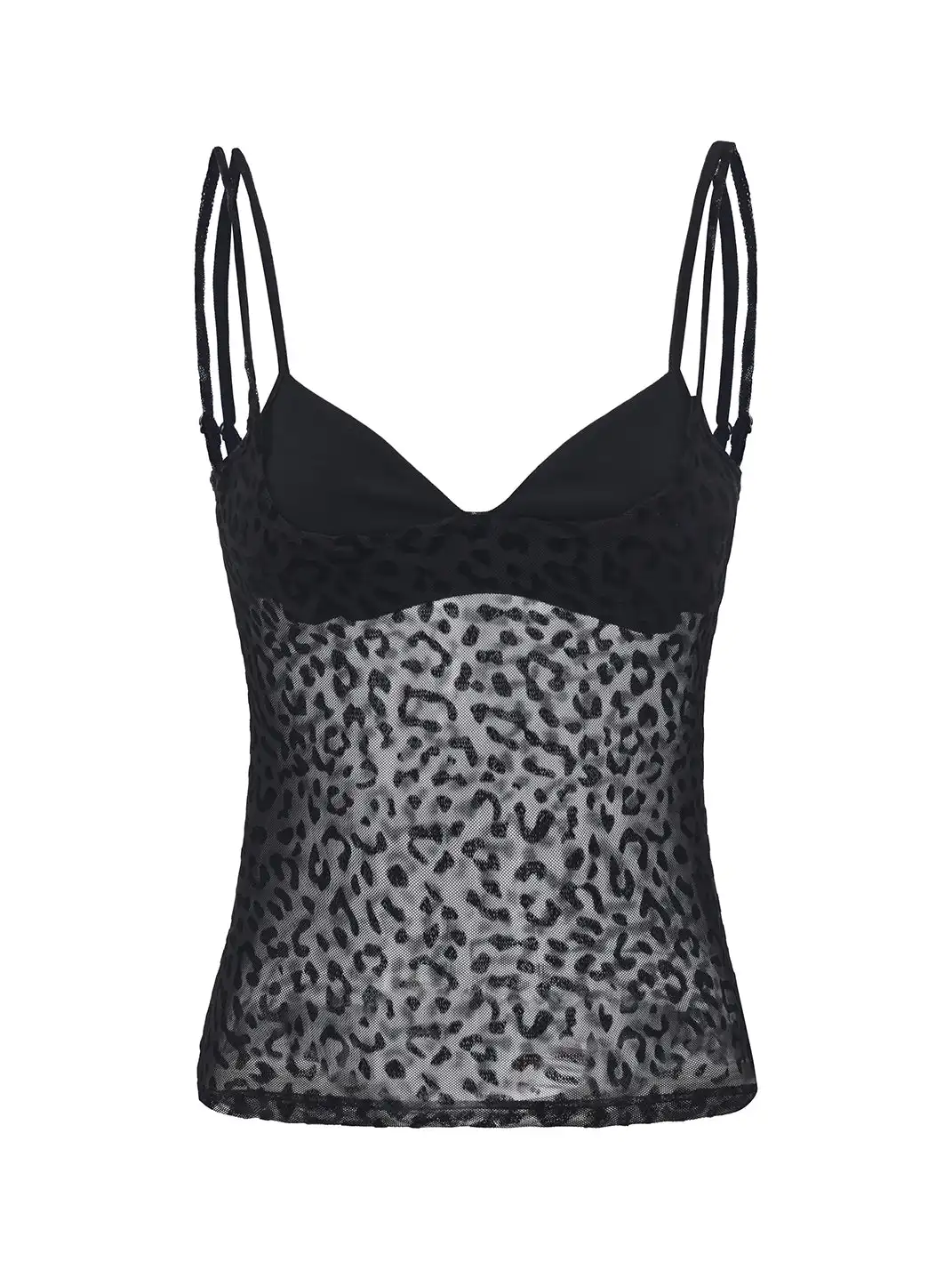 ArtByTastybabe | Fake Two-Piece Low-Cut Lingerie Spliced Camisole