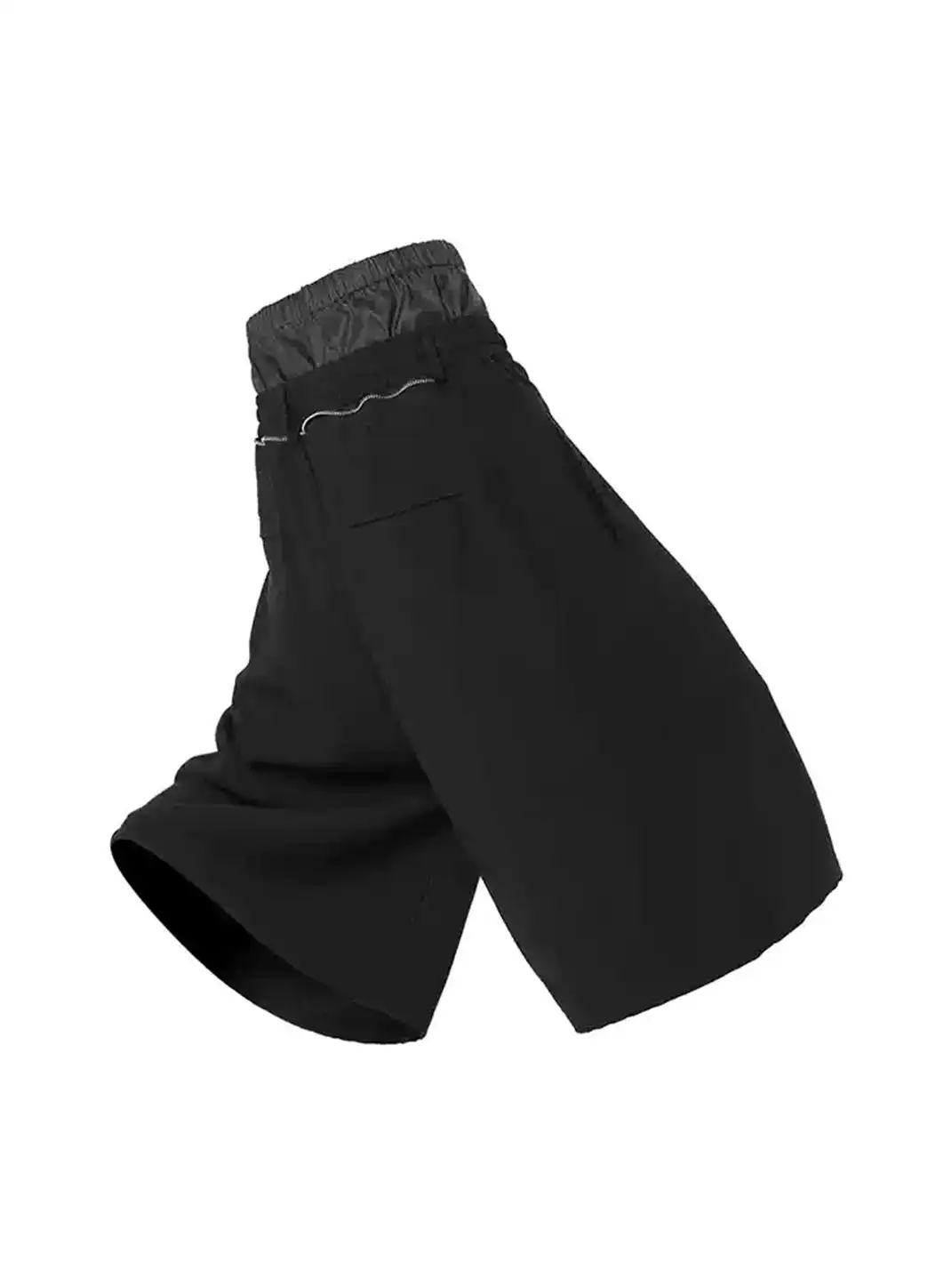 RELABEL | Dual Waist Spliced Wide-Leg Trousers