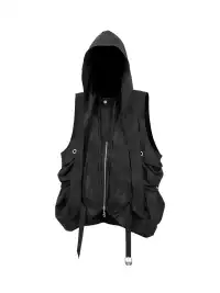 RELABEL | Detachable Waistcoat Vest With Large Pocket Pants Design
