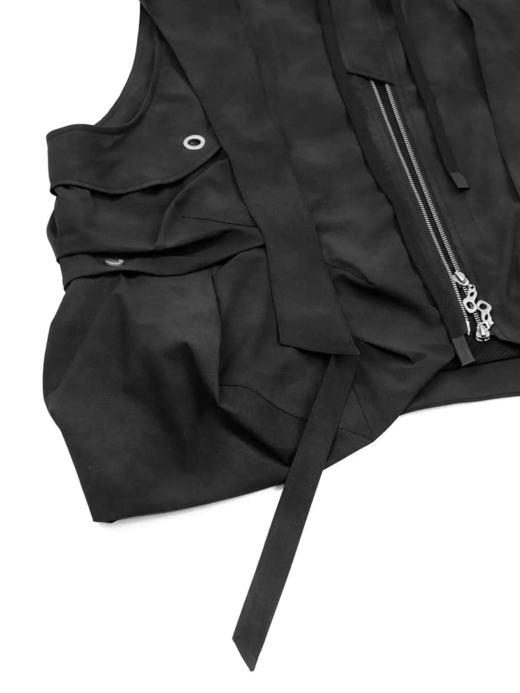 RELABEL | Detachable Waistcoat Vest With Large Pocket Pants Design