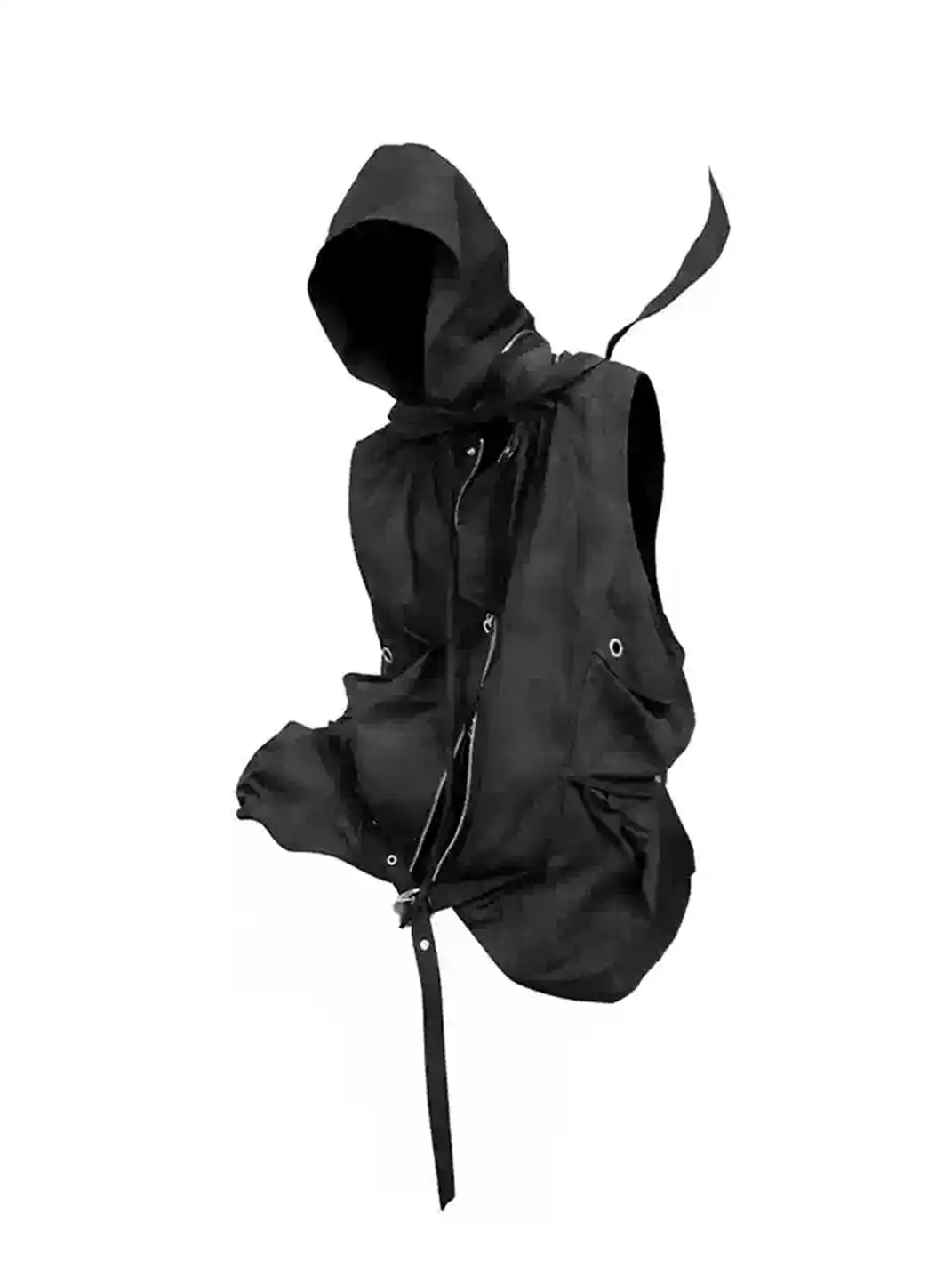 RELABEL | Detachable Waistcoat Vest With Large Pocket Pants Design