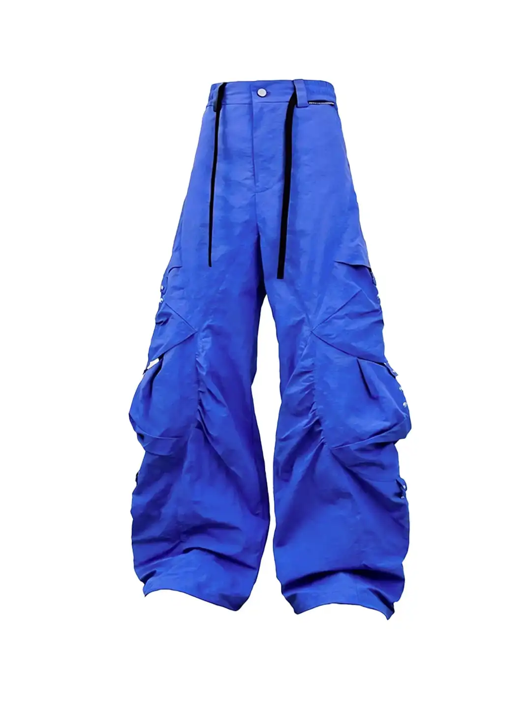 RELABEL | Multi-Pocket Ruched Multi-Shape Nylon Casual Pants