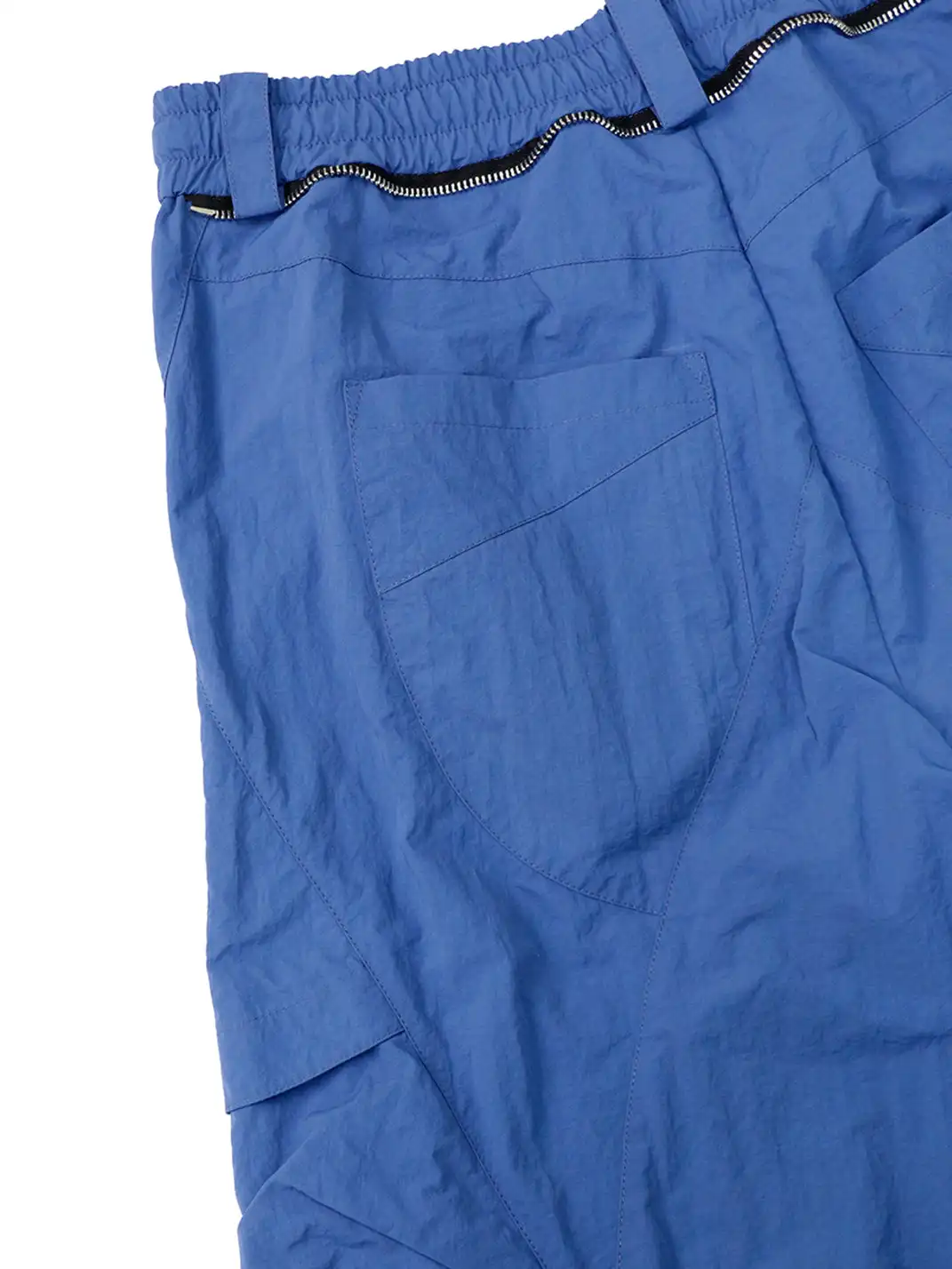 RELABEL | Multi-Pocket Ruched Multi-Shape Nylon Casual Pants