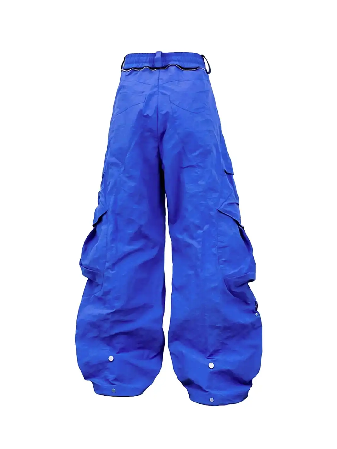 RELABEL | Multi-Pocket Ruched Multi-Shape Nylon Casual Pants