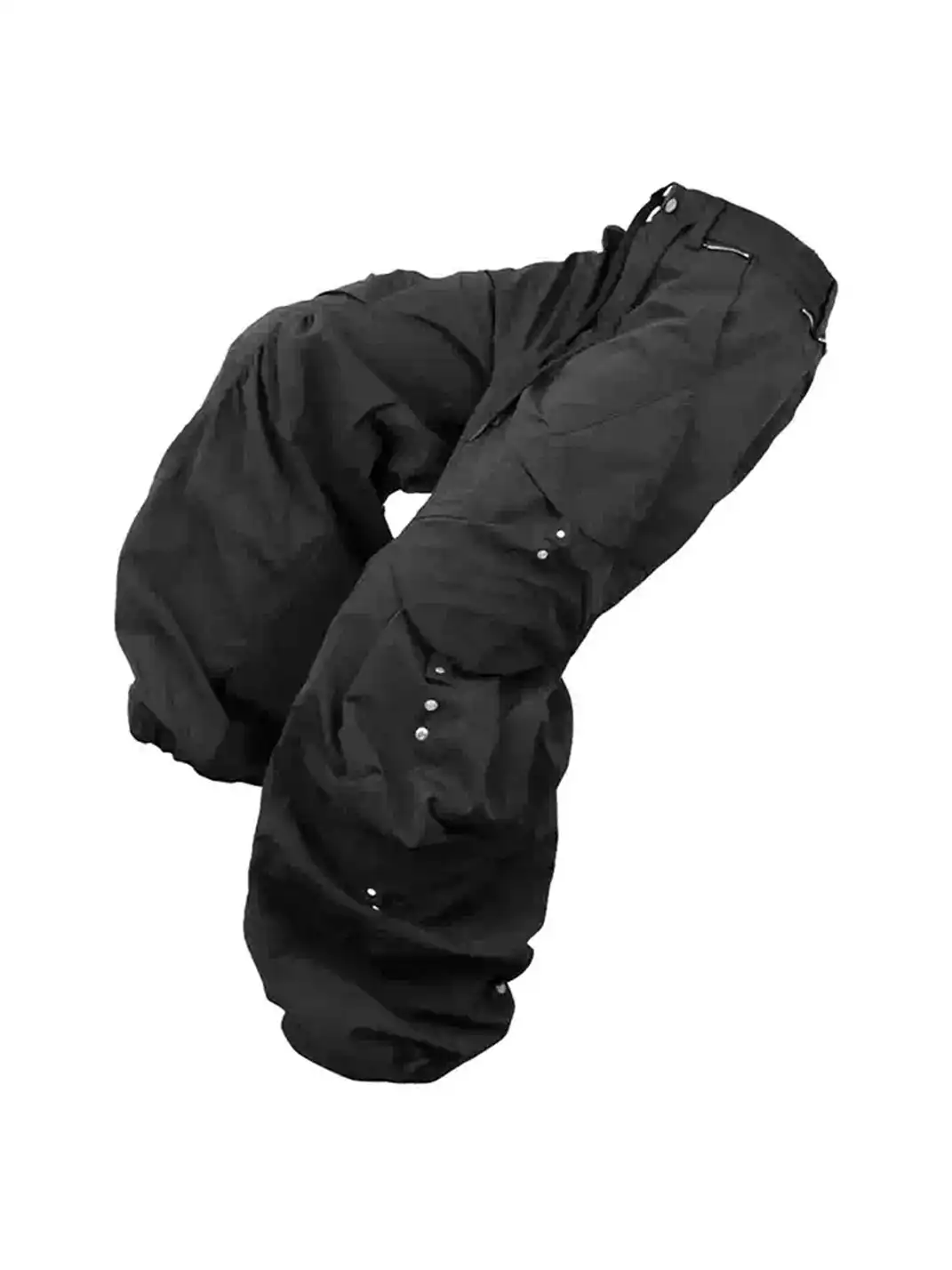 RELABEL | Multi-Pocket Ruched Multi-Shape Nylon Casual Pants