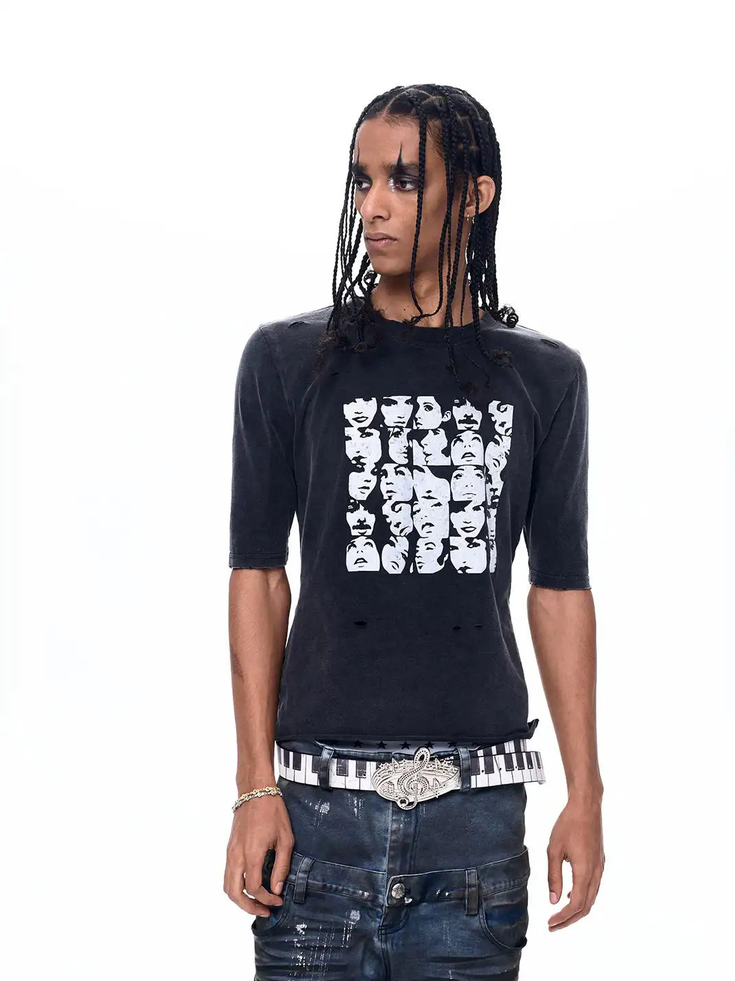 Fourth3ex | Figure Print T-Shirt
