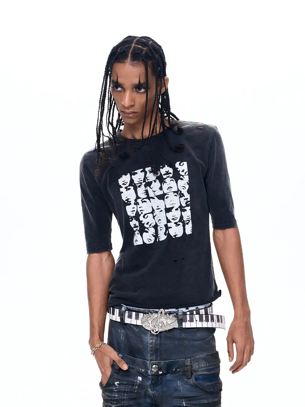 Fourth3ex | Figure Print T-Shirt
