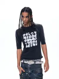 Fourth3ex | Figure Print T-Shirt