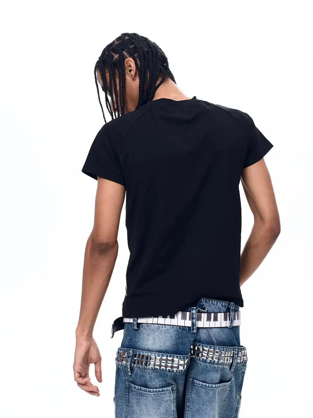 Fourth3ex | Cross Print Crew Neck T-Shirt