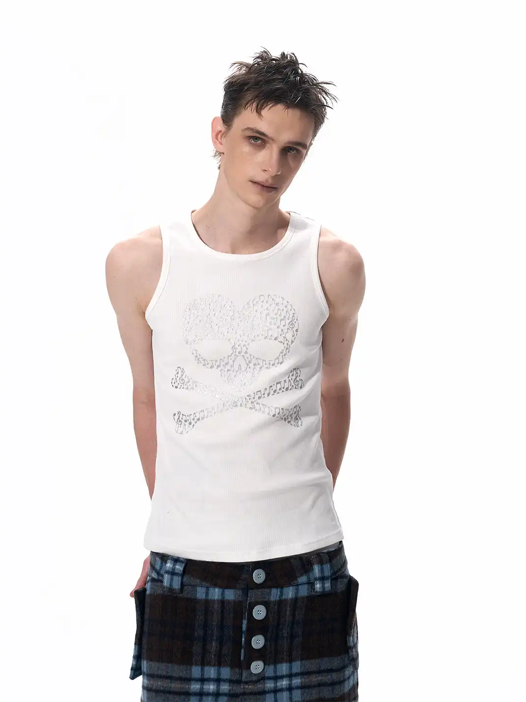 Fourth3ex | Skull Print Tank Top