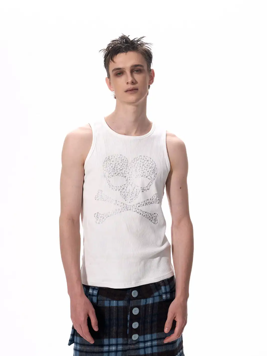 Fourth3ex | Skull Print Tank Top