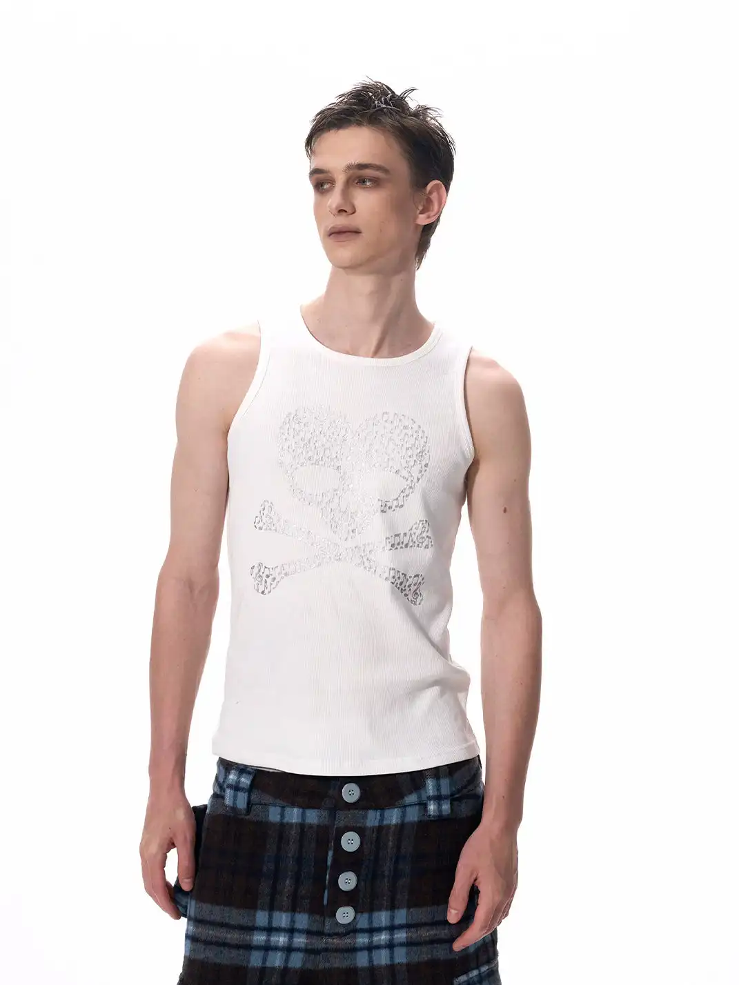 Fourth3ex | Skull Print Tank Top