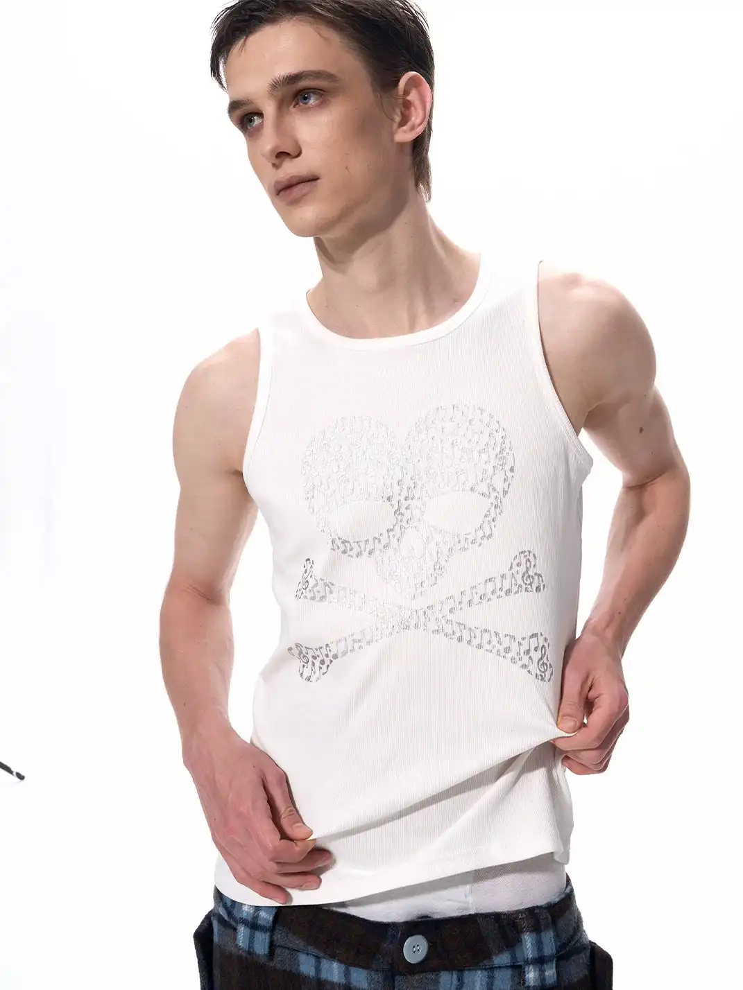 Fourth3ex | Skull Print Tank Top