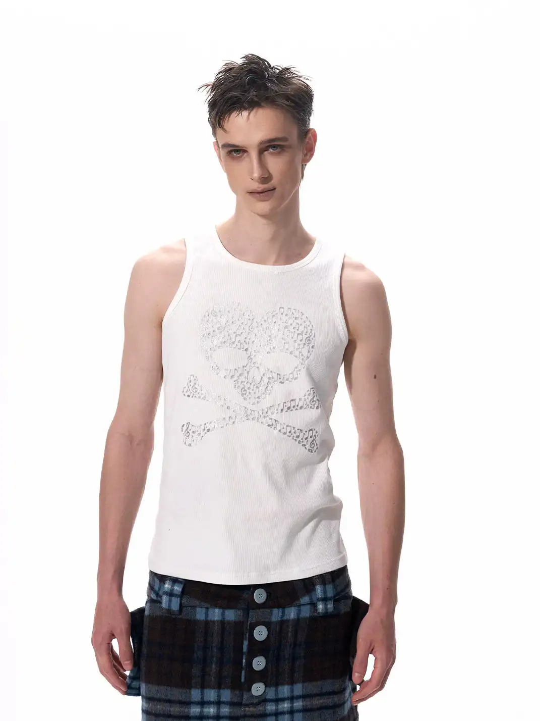 Fourth3ex | Skull Print Tank Top