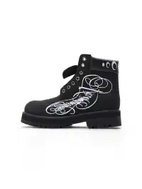KARMANISTIC | Matte Cow Leather High-Top Martin Boots