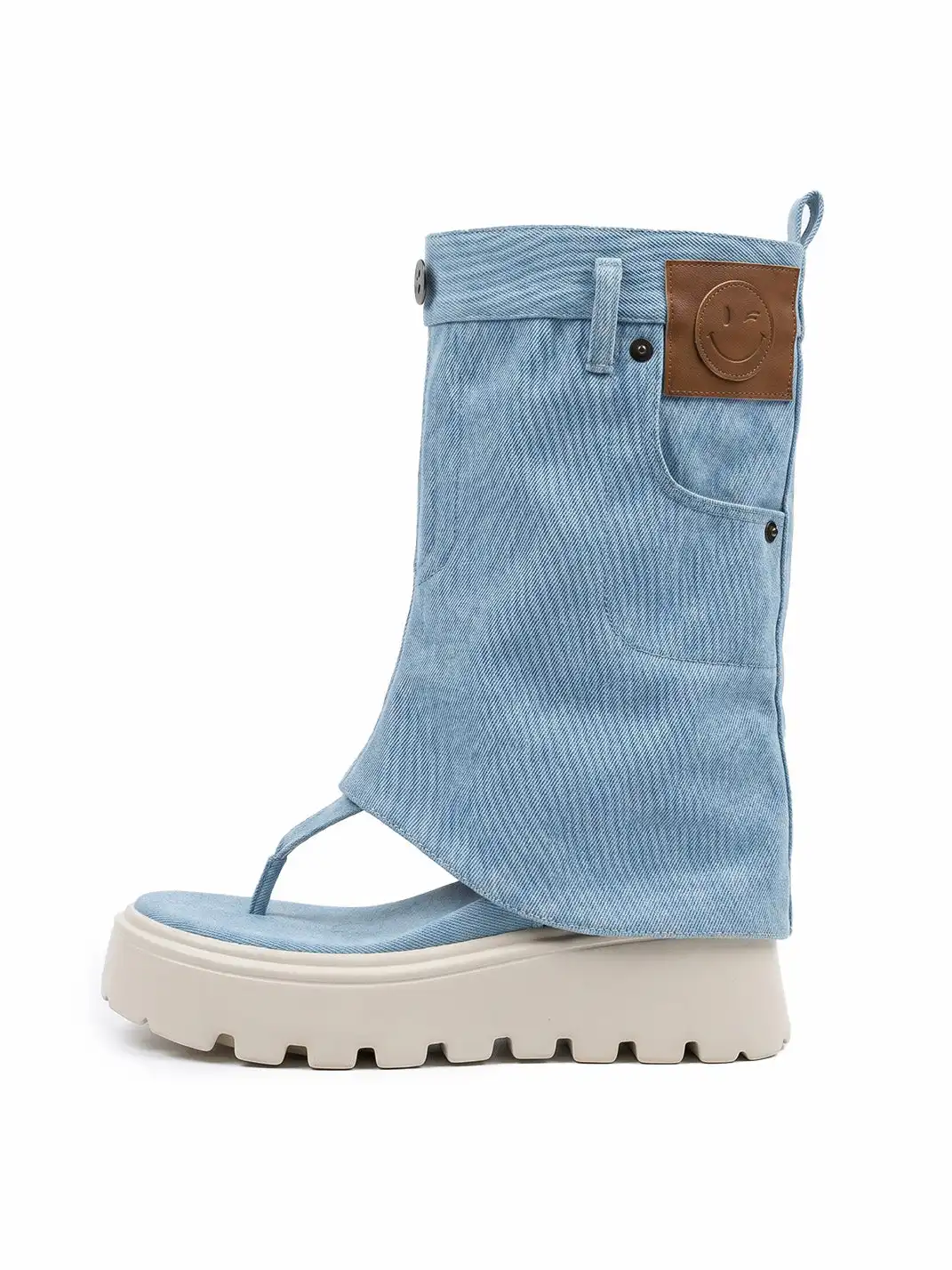 BUTING | Platform Thong Roman Sandal Boots